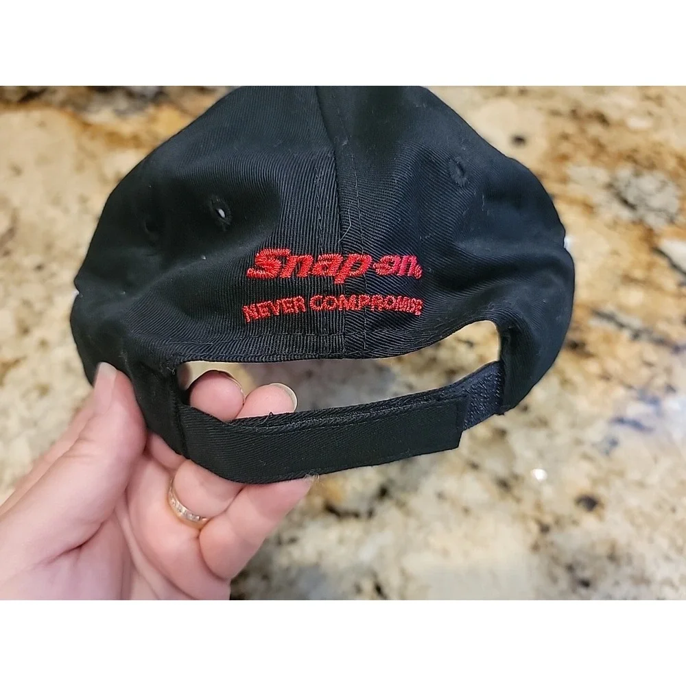 Snap On Tools Barbed Wire Embroidered Baseball Hat Cap NWOT